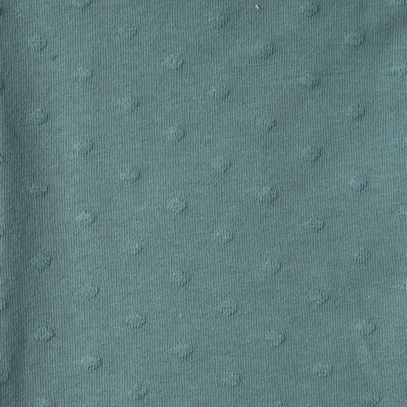 Punktstruktur-Jersey POISRELIEF Eukalyptus / Eukalyptus